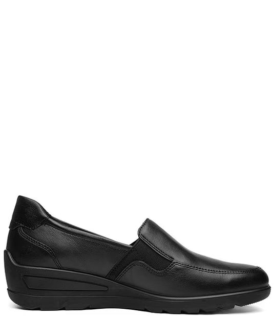 Ara Women's Zen Leather Wedge Loafers Black Ara Women's Zen Leather Wedge Loafers Black