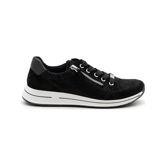 Ara Women's Oleanna Sneakers Black Suede Ara Women's Oleanna Sneakers Black Suede