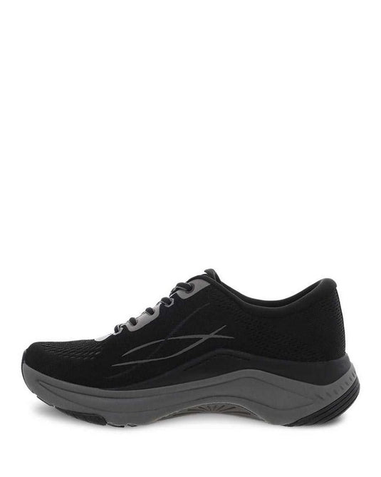 Dansko Women's Pace Wide Black/Grey Mesh