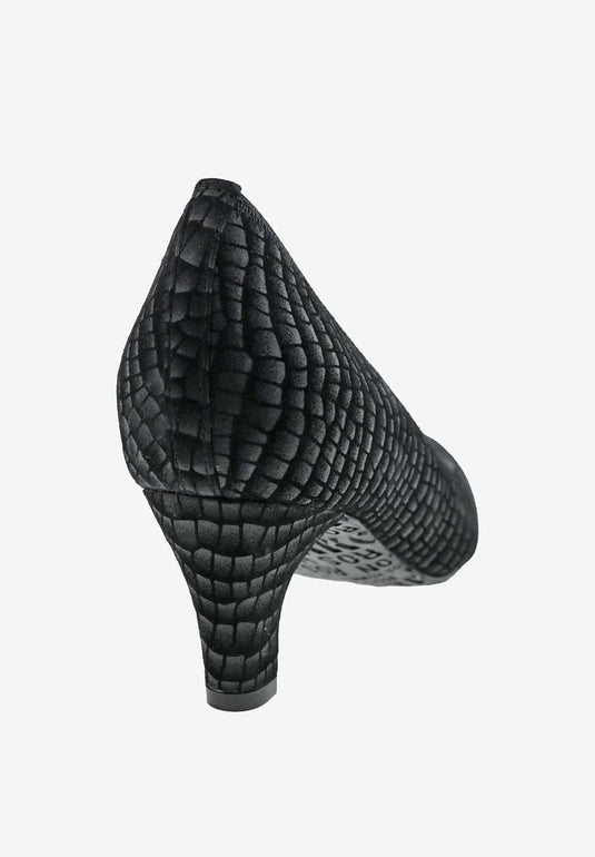ros hommerson Women's Karat Black Croc ros hommerson Women's Karat Black Croc