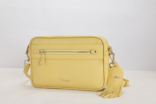VA Smith Gabby Leather Cross Body Bag Mustard VA Smith Gabby Leather Cross Body Bag Mustard