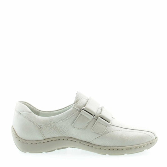 Waldlaufer Women's Henni Velcro Shoe White Waldlaufer Women's Henni Velcro Shoe White