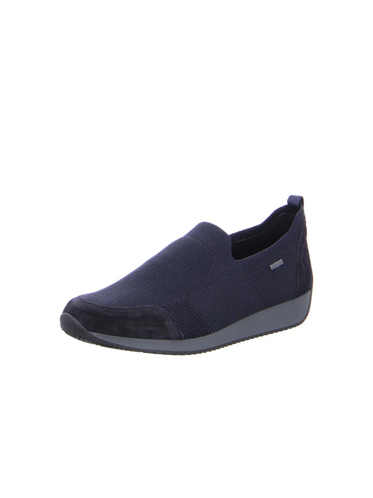 Ara Women's Lissabon GORE-TEX® Slip-On Navy/Grey Ara Women's Lissabon GORE-TEX® Slip-On Navy/Grey