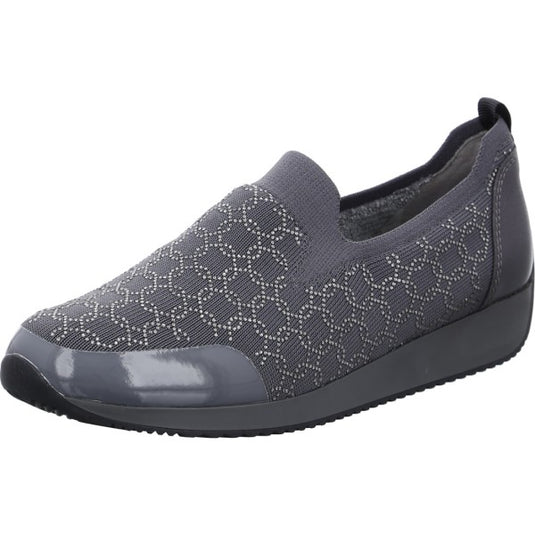 Ara Women's Lissabon Slip-on Shoe Gray Ara Women's Lissabon Slip-on Shoe Gray