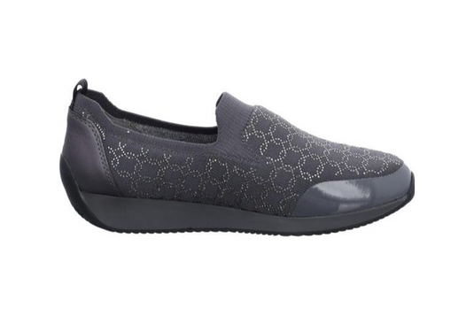 Ara Women's Lissabon Slip-on Shoe Gray Ara Women's Lissabon Slip-on Shoe Gray