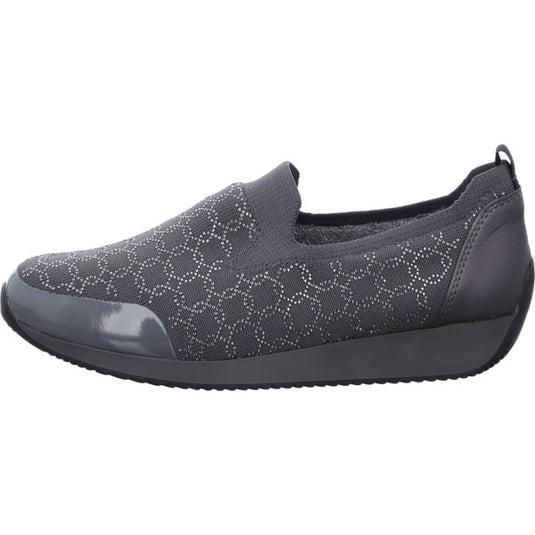 Ara Women's Lissabon Slip-on Shoe Gray Ara Women's Lissabon Slip-on Shoe Gray