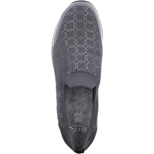 Ara Women's Lissabon Slip-on Shoe Gray Ara Women's Lissabon Slip-on Shoe Gray
