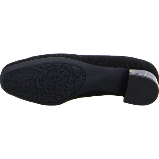 Ara Women's 12-21838-17 Block Heel Midnight Blue Suede Ara Women's 12-21838-17 Block Heel Midnight Blue Suede