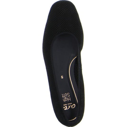 Ara Women's 12-21838-17 Block Heel Midnight Blue Suede Ara Women's 12-21838-17 Block Heel Midnight Blue Suede