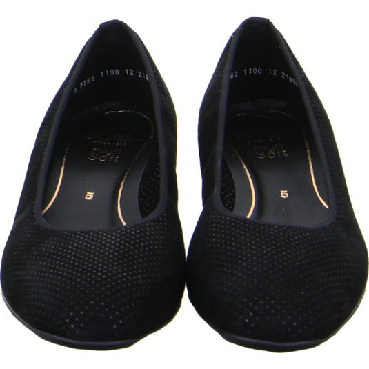 Ara Women's 12-21838-17 Block Heel Midnight Blue Suede Ara Women's 12-21838-17 Block Heel Midnight Blue Suede