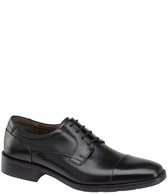 Johnston & Murphy Men's Lancaster Dress Cap Toe Oxfords Black Johnston & Murphy Men's Lancaster Dress Cap Toe Oxfords Black