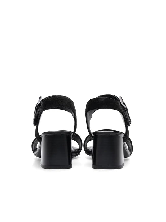 Ara Women's Brighton Suede Pump Sandals Black Ara Women's Brighton Suede Pump Sandals Black