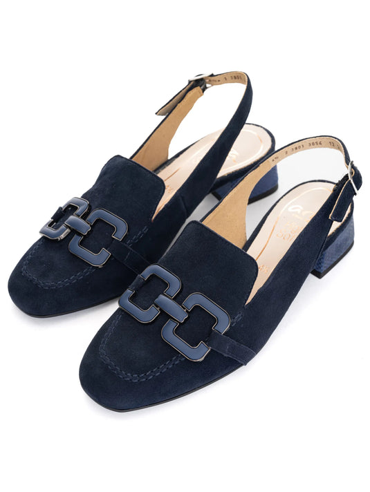 ARA GRAZ | Granada 12-20426 Slingback Pump Blue ARA GRAZ | Granada 12-20426 Slingback Pump Blue