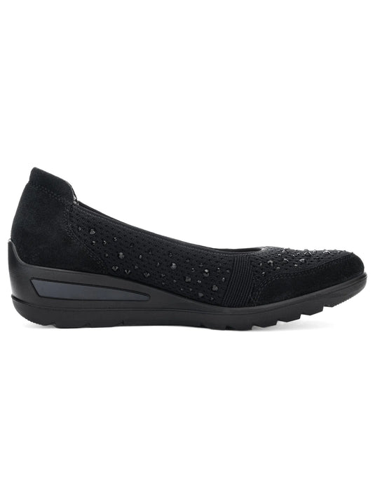 Ara Women's Zurich Court Shoes Black Sparkle Ara Women's Zurich Court Shoes Black Sparkle
