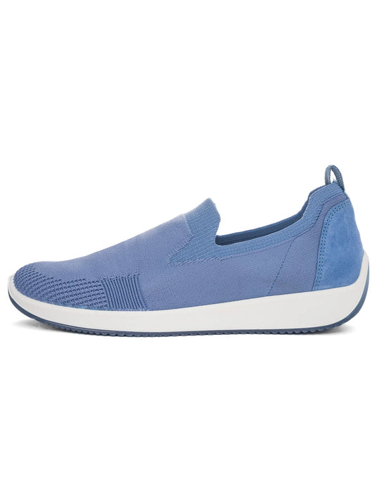 ARA Women's Lissabon Leena III Slip on shoes Azzurro