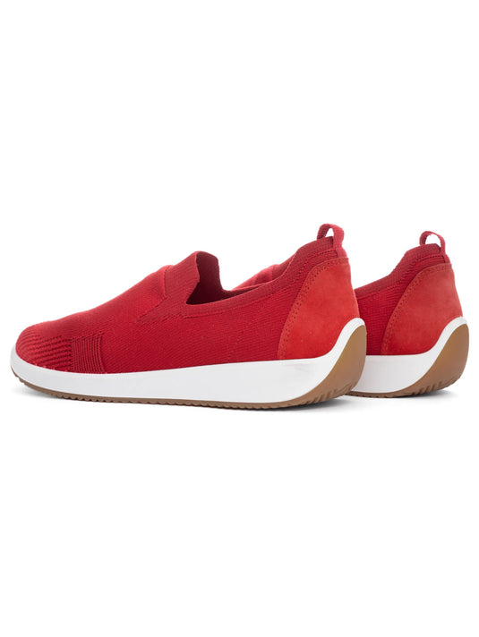 ARA Women's Lissabon Leena III Slip on shoes Red ARA Women's Lissabon Leena III Slip on shoes Red