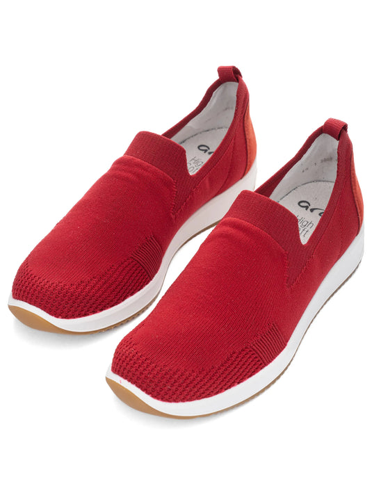 ARA Women's Lissabon Leena III Slip on shoes Red ARA Women's Lissabon Leena III Slip on shoes Red