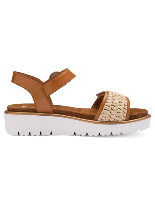Ara Women's Bilbao 12-33519 Platform Sandal Bloom Brown Ara Women's Bilbao 12-33519 Platform Sandal Bloom Brown