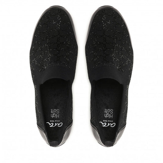 Ara Women's Lissabon Slip-on Shoe Black Ara Women's Lissabon Slip-on Shoe Black