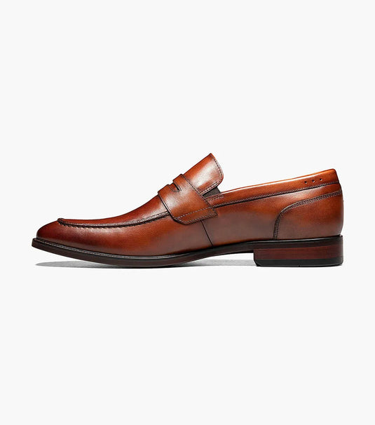 Florsheim Men's Sorrento Moc Toe Penny Loafer Cognac