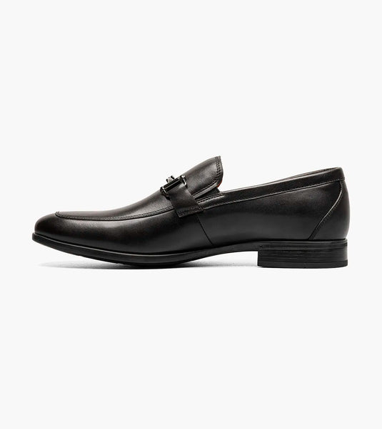 Florsheim Men's Zaffiro Moc Toe Bit Loafer Black