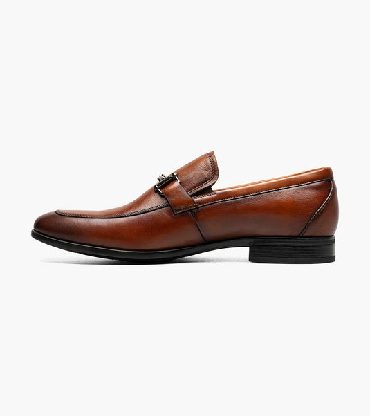 Florsheim Men's Zaffiro Moc Toe Bit Loafer Cognac