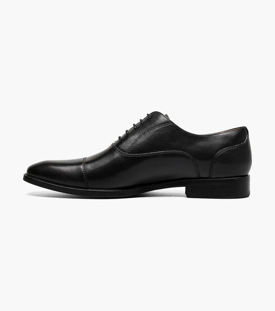 Florsheim Men's Sorrento Lux Cap Toe Balmoral Oxford Black