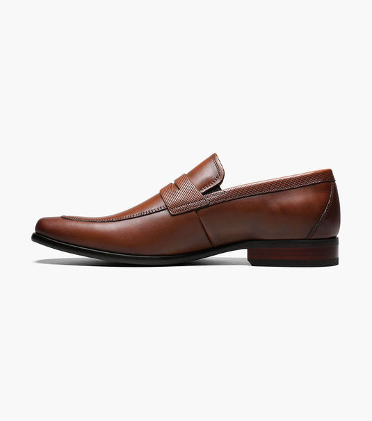 Florsheim Men's Postino Moc Toe Penny Loafer Cognac