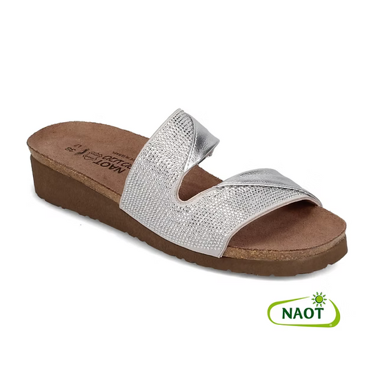 NAOT Women's Mila Sandal Soft Sliver NAOT Women's Mila Sandal Soft Sliver