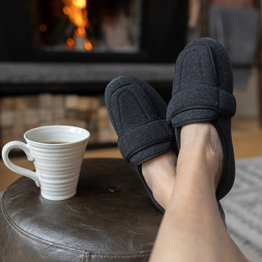 Foamtreads Women's Physician L2U Slippers Charcoal Foamtreads Women's Physician L2U Slippers Charcoal