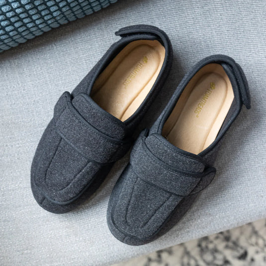 Foamtreads Men's Physician Slippers Charcoal Foamtreads Men's Physician Slippers Charcoal