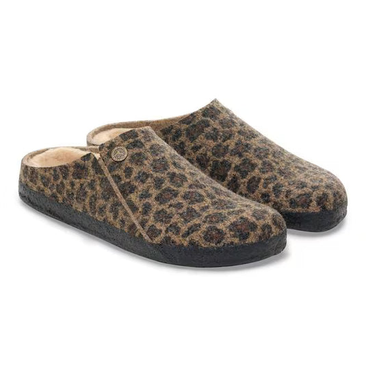 Birkenstock Women's Zermett Shearling Slipper Leo Toffee Birkenstock Women's Zermett Shearling Slipper Leo Toffee