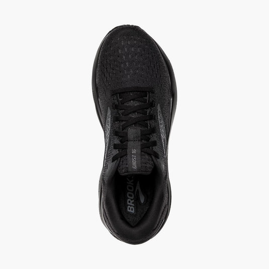 Brooks Men's Ghost 16 Sneaker Black/Black/Ebony Brooks Men's Ghost 16 Sneaker Black/Black/Ebony