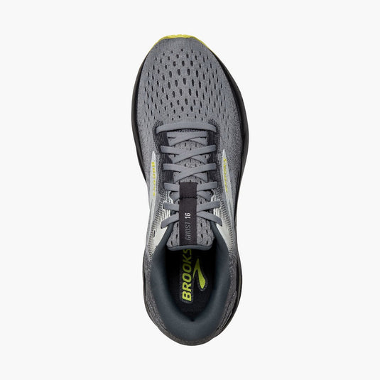 Brooks Men's Ghost 16 Sneaker Primer/Grey/Lime Brooks Men's Ghost 16 Sneaker Primer/Grey/Lime