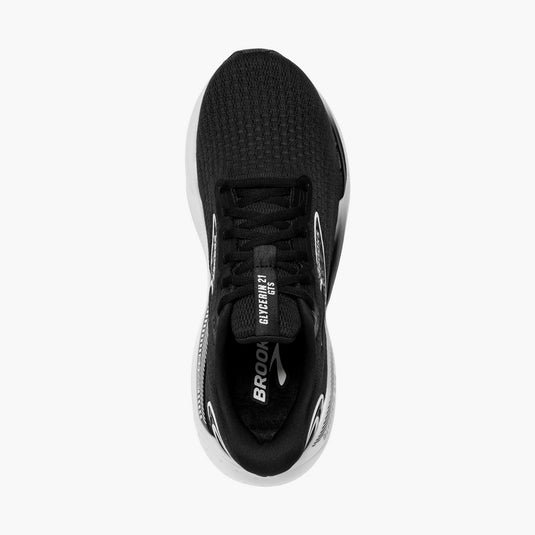 Brooks Men's Glycerin GTS 21 Sneaker Black/Grey/White Brooks Men's Glycerin GTS 21 Sneaker Black/Grey/White