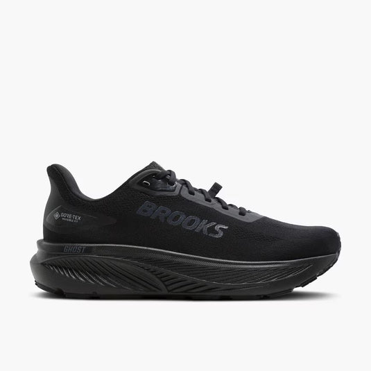 Brooks Men's Ghost 18 GTX Sneaker Black Black Ebony Brooks Men's Ghost 18 GTX Sneaker Black Black Ebony