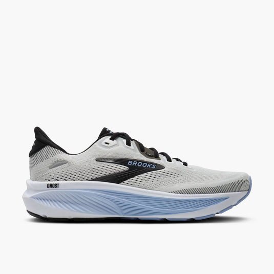Brooks Men's Ghost 18 Sneaker White/Black/Open Air Brooks Men's Ghost 18 Sneaker White/Black/Open Air