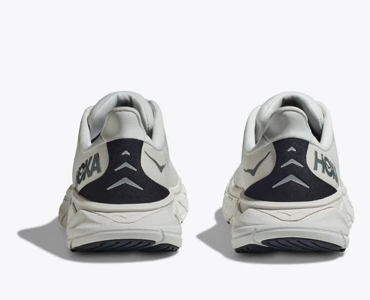 HOKA One One Men's Arahi 6 Sneaker Blanc de Blanc/Steel Wool HOKA One One Men's Arahi 6 Sneaker Blanc de Blanc/Steel Wool