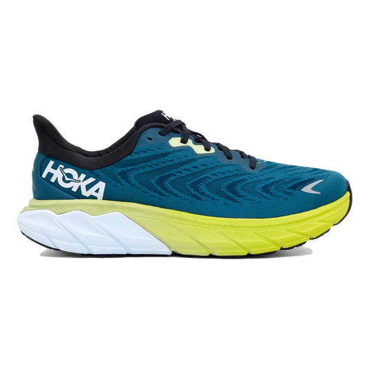 HOKA One One Men's Arahi 6 Sneaker Blue Graphite/ Blue Coral HOKA One One Men's Arahi 6 Sneaker Blue Graphite/ Blue Coral