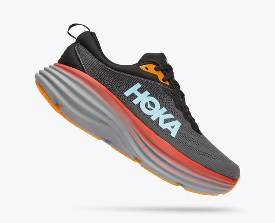 Hoka One One Men's Bondi 8 Sneakers Anthracite / Castlerock Hoka One One Men's Bondi 8 Sneakers Anthracite / Castlerock