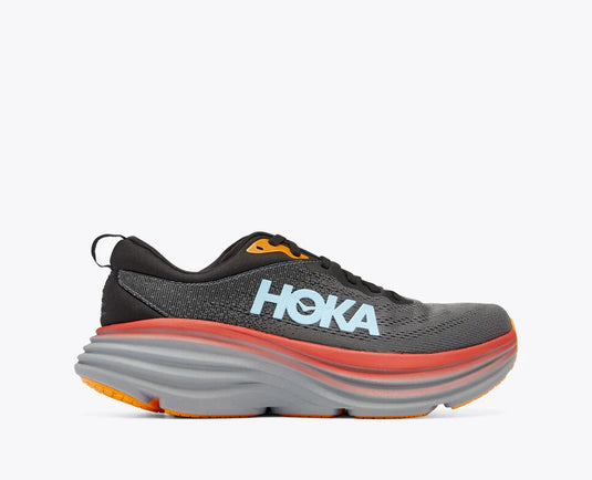 Hoka One One Men's Bondi 8 Sneakers Anthracite / Castlerock Hoka One One Men's Bondi 8 Sneakers Anthracite / Castlerock