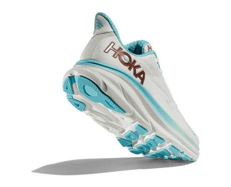 Hoka One One Women's Clifton 9 Sneaker FROST/ROSE GOLD Hoka One One Women's Clifton 9 Sneaker FROST/ROSE GOLD