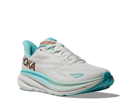 Hoka One One Women's Clifton 9 Sneaker FROST/ROSE GOLD