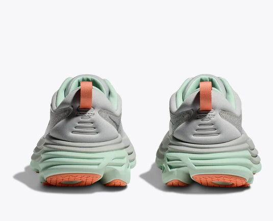 Hoka One One Women's Bondi 8 Sneaker Stardust/ Aqua Breeze Hoka One One Women's Bondi 8 Sneaker Stardust/ Aqua Breeze