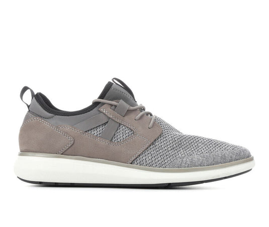 Florsheim Men's Venture Knit Plain Toe Lace Up Sneaker Grey