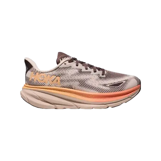 Hoka One One Women's Clifton 9 GTX Sneaker Cosmic Pearl / Smoky Quartz Hoka One One Women's Clifton 9 GTX Sneaker Cosmic Pearl / Smoky Quartz