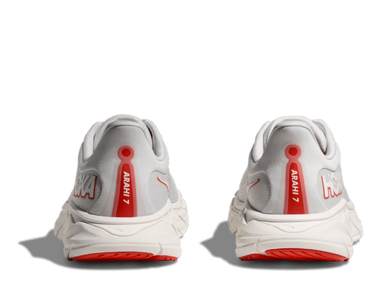 Hoka One One Mens Arahi 7 Cosmic Grey/Tomato