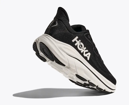Hoka One One Men's Clifton 10 Sneaker Black / White Hoka One One Men's Clifton 10 Sneaker Black / White