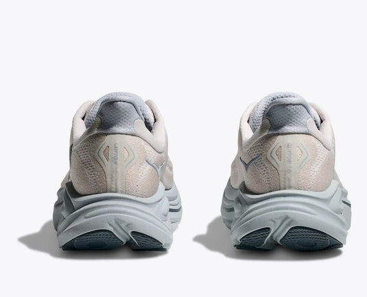 Hoka One One Women's Clifton 10 Sneaker Grout / Mineral Blue Hoka One One Women's Clifton 10 Sneaker Grout / Mineral Blue