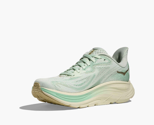 Hoka One One Women's Clifton 10 Sneaker Sea Glass / Jadeite